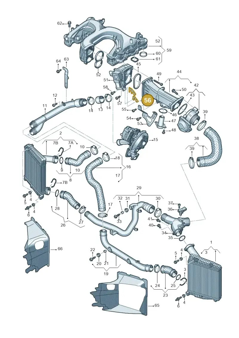 059145160Q — Audi Q7 qu. 3.0 TDI (2009-2015) diagram 675145480, position 56