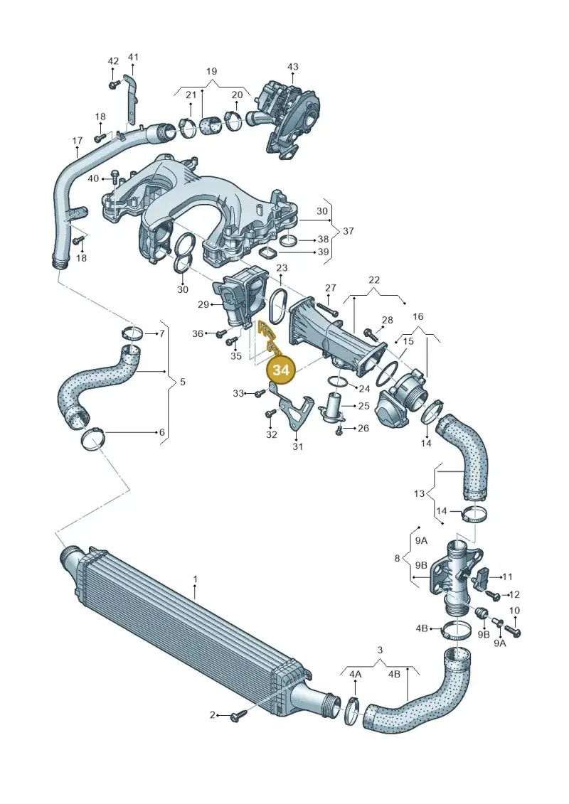 059145160Q — Audi A7 Sportback (2014-2018) diagram 711145480, position 34