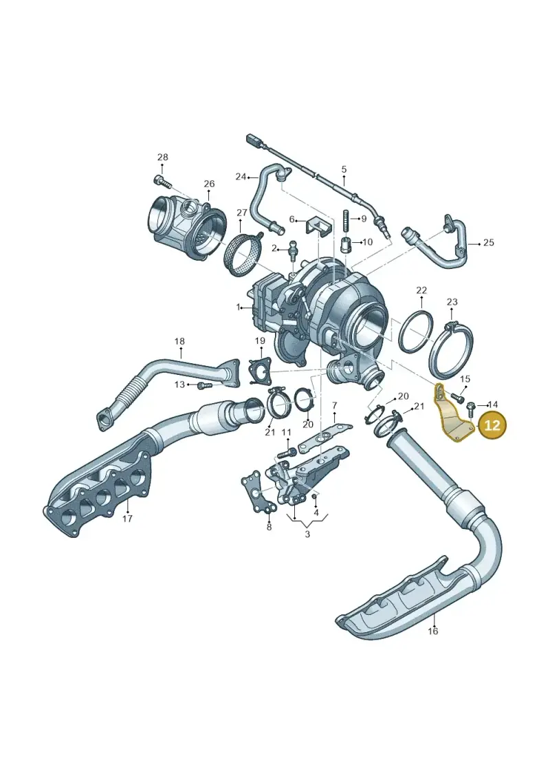 059145196H — Audi Q8 Quattro 3,0 (2018-) diagram 849145350, position 12