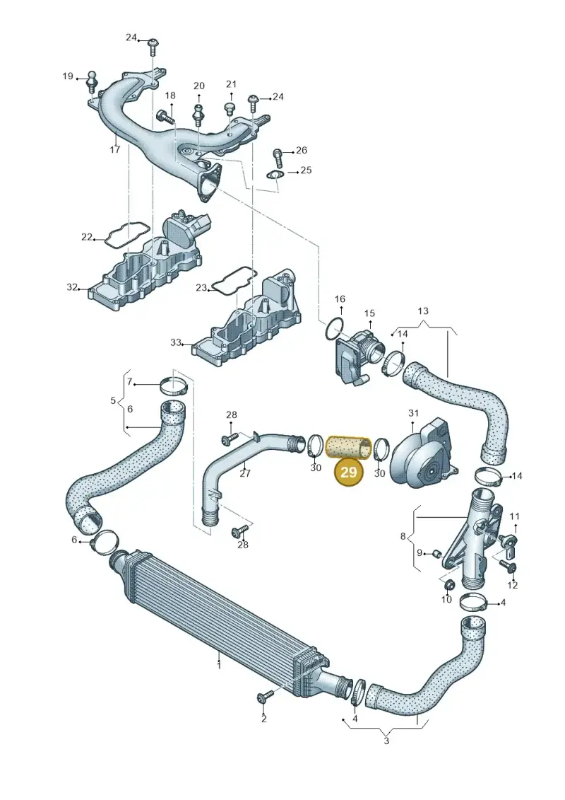 059145834D — Audi A4 Av. Allroad (2008-2016) diagram 620145950, position 29