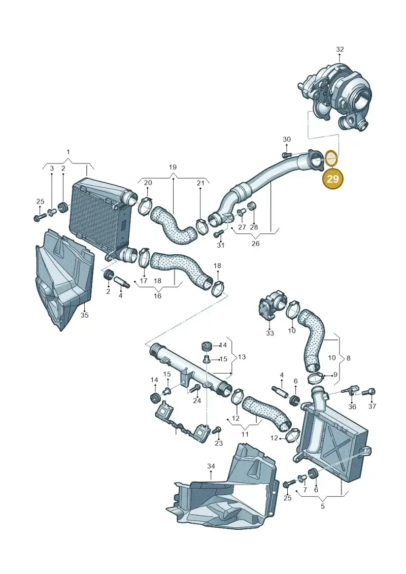 059145865M — Audi A8L (2017-2022) diagram 838145600, position 29