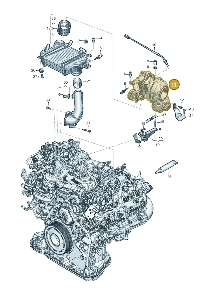 059145873FB — Audi Q8 Quattro 3,0 (2018-) diagram 896145048, position 11