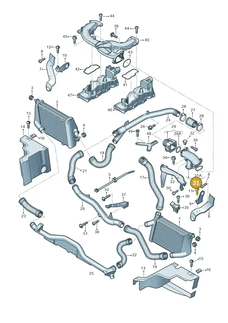059145997H — Audi A8/S8/qu. lang    08> (2007-) diagram 291145450, position 31