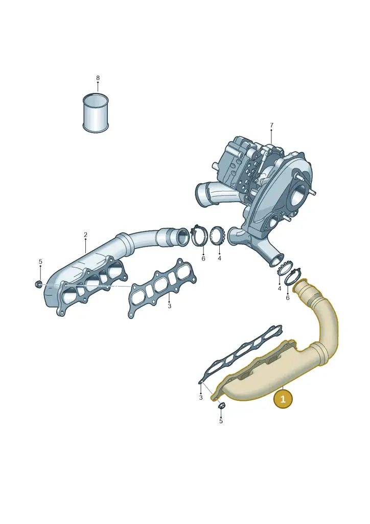 059253033BQ — Audi A7 Sportback (2014-2018) diagram 717253250, position 1