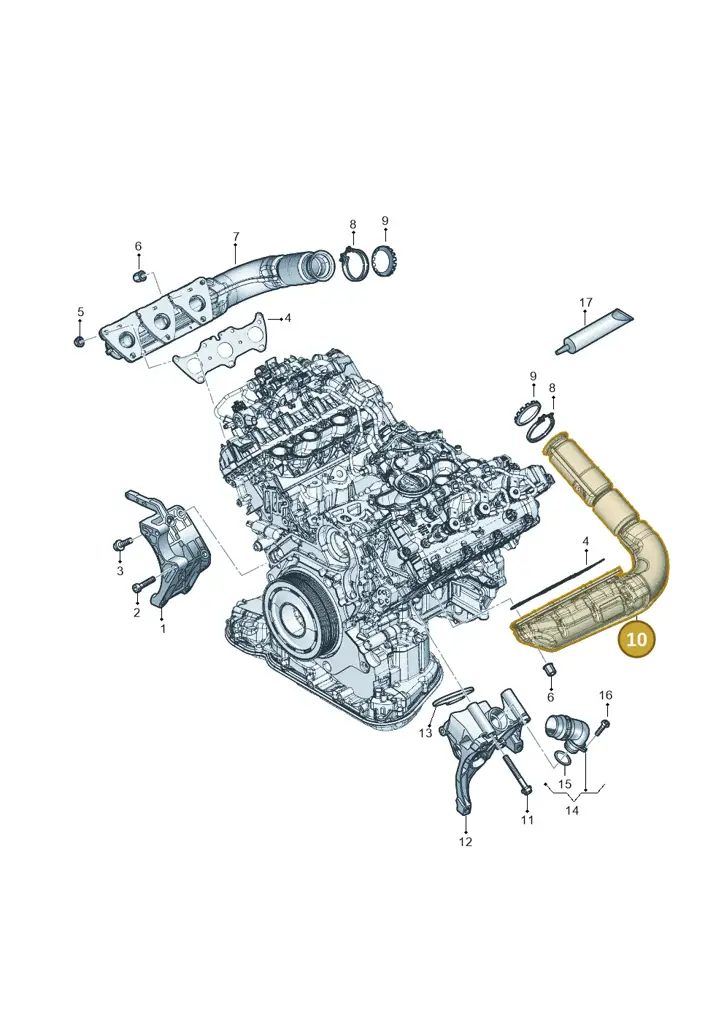 059253033EB — Audi Q8 Quattro 3,0 (2018-) diagram 896253100, position 10