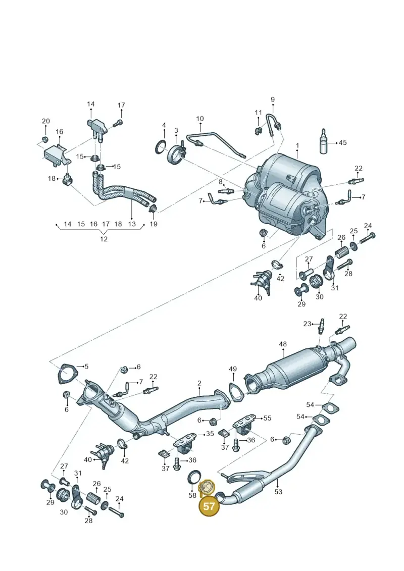 059253139D — Audi Q8 Quattro 3,0 (2018-) diagram 429253730, position 57
