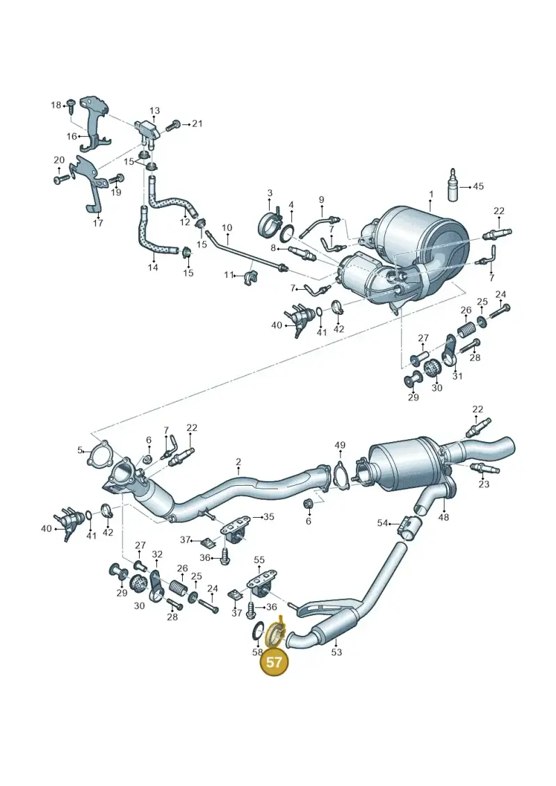 059253139D — Audi A6 2.0 (2018-) diagram 430253730, position 57