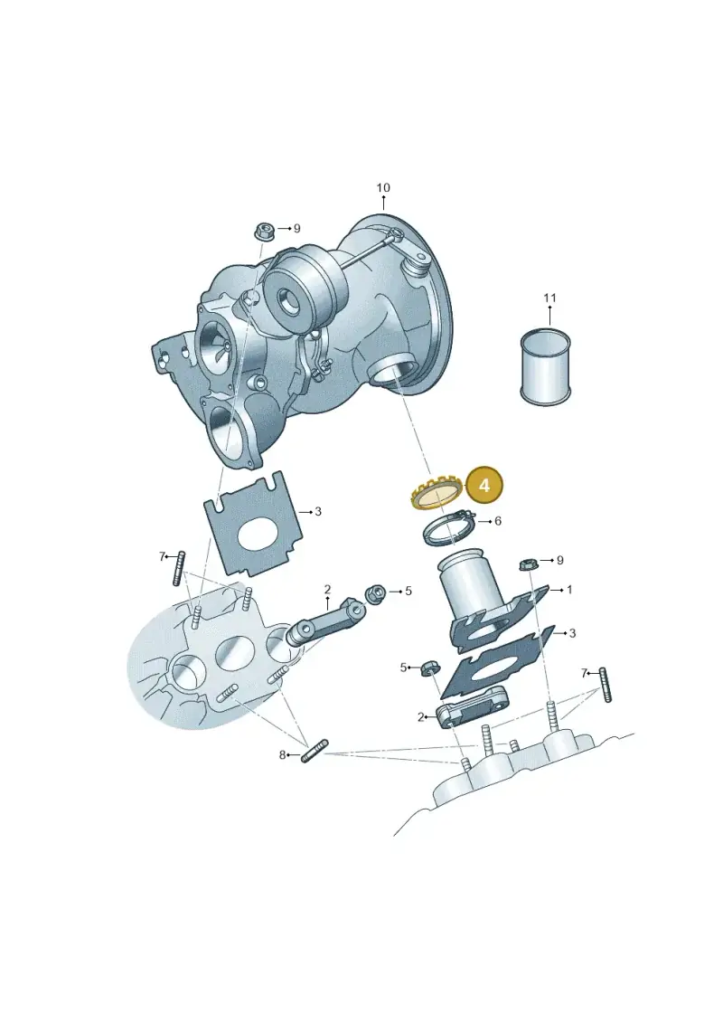 059253232C — Audi Q8 Quattro 3,0 (2018-) diagram 849253200, position 4