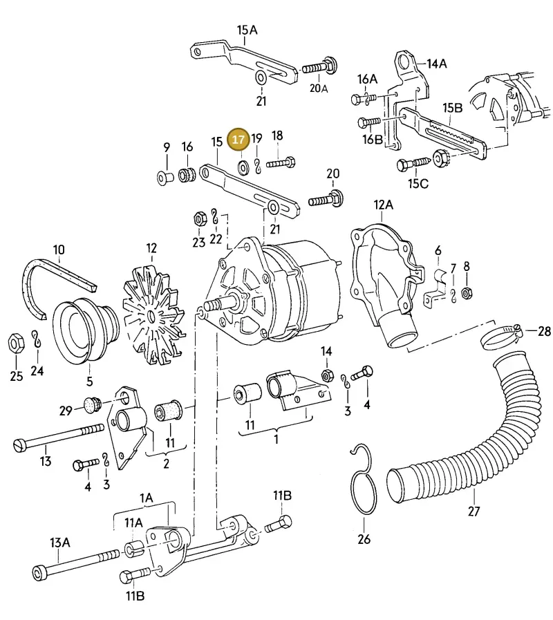 059903265A — Audi COUPE/2           88 (1987-1987) diagram 008120000, position 17
