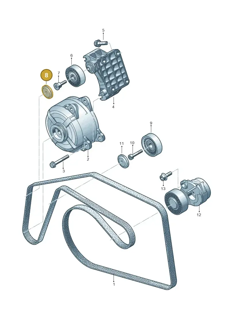 059903310B — Audi A7 Sportback (2014-2018) diagram 771903300, position 8
