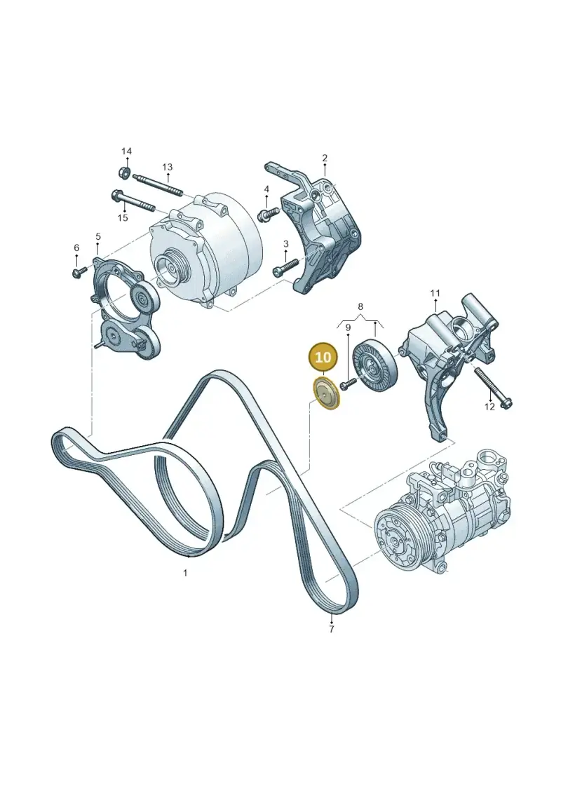 059903343A — Audi Q8 Quattro 3,0 (2018-) diagram 838903500, position 10