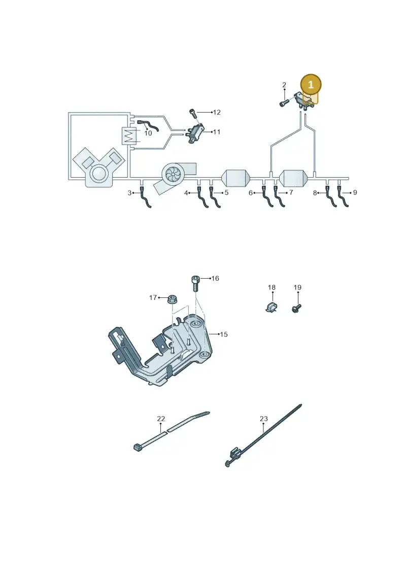 059906051L — Audi A7 Sportback (2018-) diagram 435906010, position 1