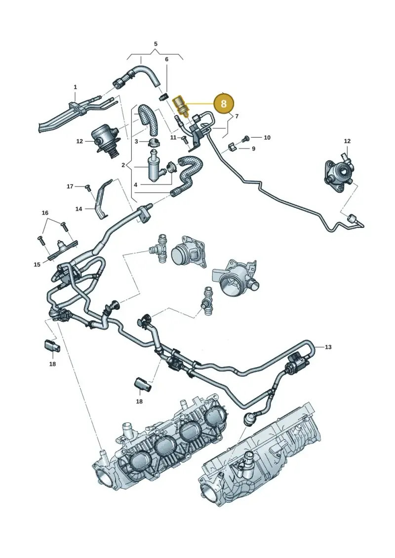 059906054L — Audi RS6 Avant (2019-) diagram 537133086, position 8