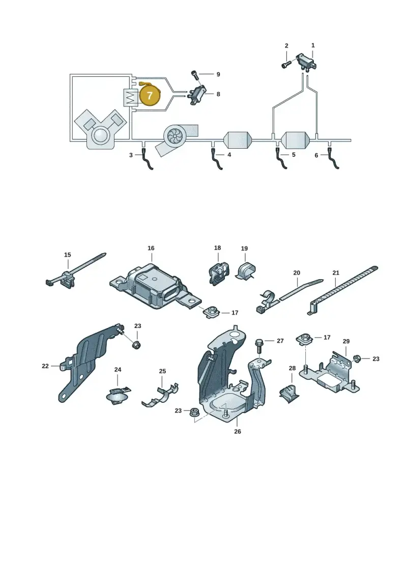 059906088DK — Audi Q8 Quattro 3,0 (2018-) diagram 429906009, position 7