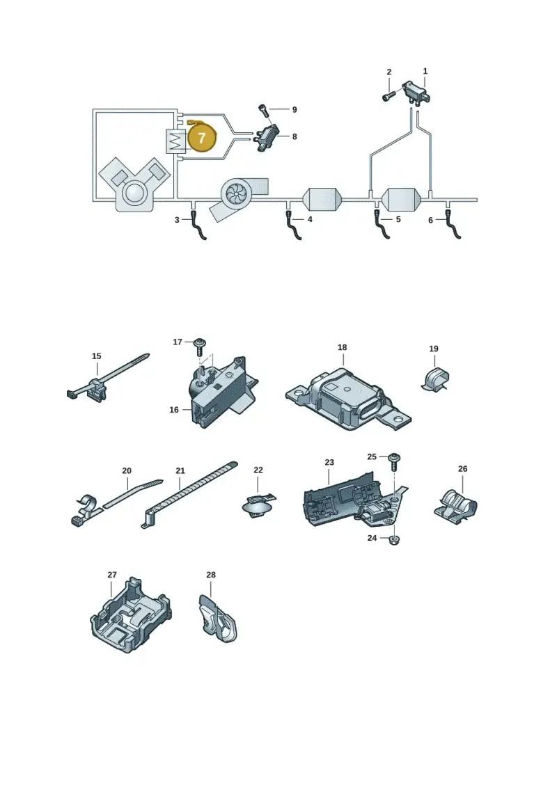 059906088DK — Audi A6 2.0 (2018-) diagram 430906011, position 7