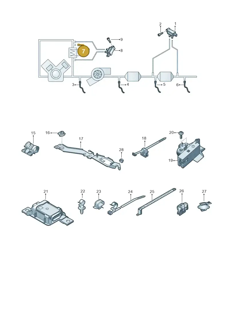059906088DK — Audi A4 2.0 (2015-2019) diagram 849906010, position 7
