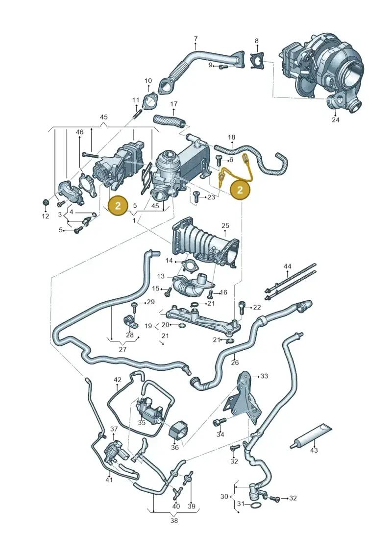 059906088DP — Audi A5 Sportback (2016-2020) diagram 788131400, position 2