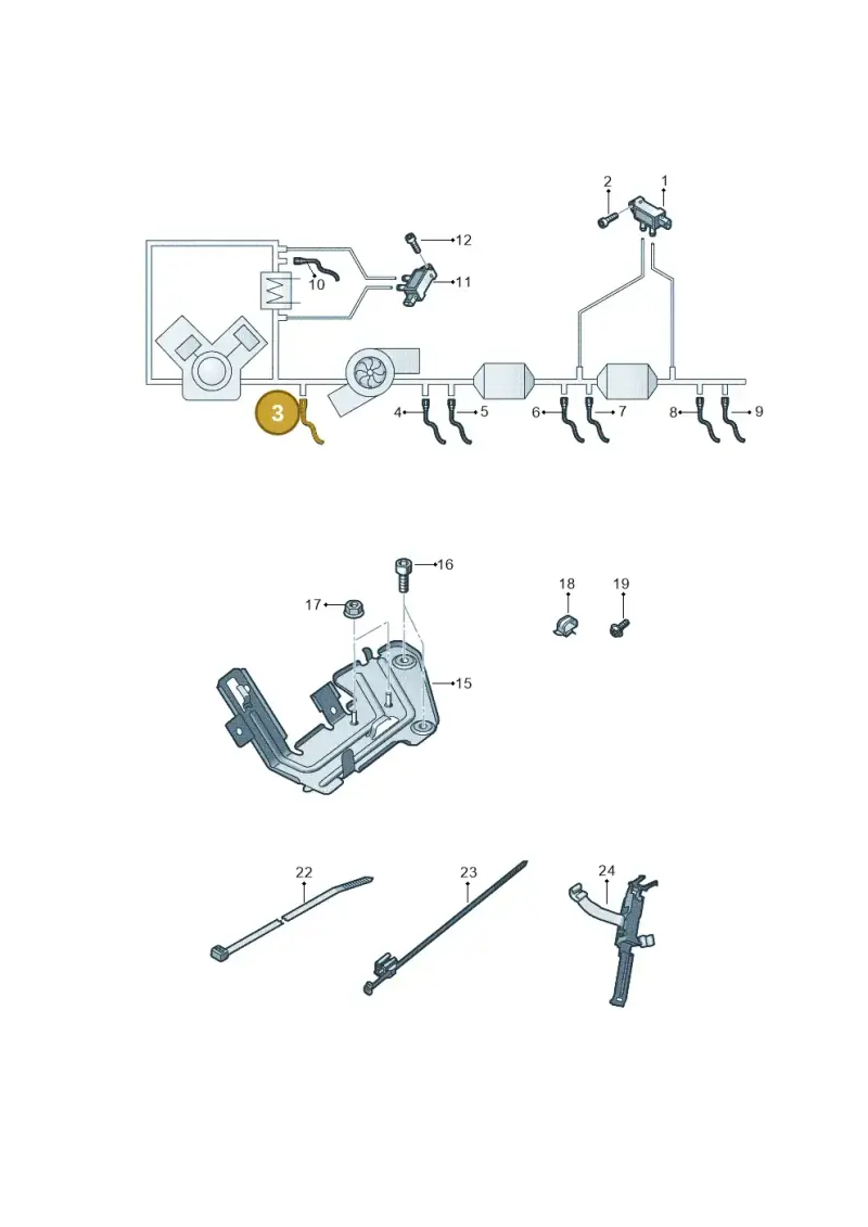 059906088DS — Audi A6 2.0 (2018-) diagram 430906010, position 3