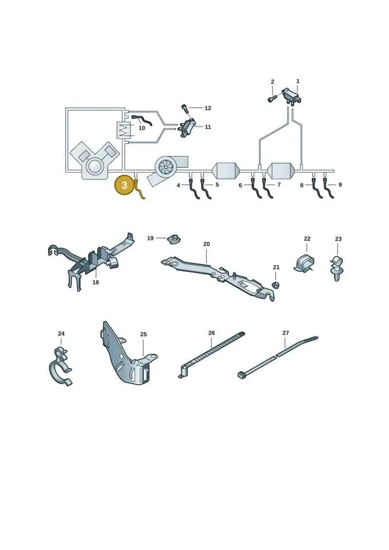 059906088DS — Audi A4 2.0 (2015-2019) diagram 849906009, position 3