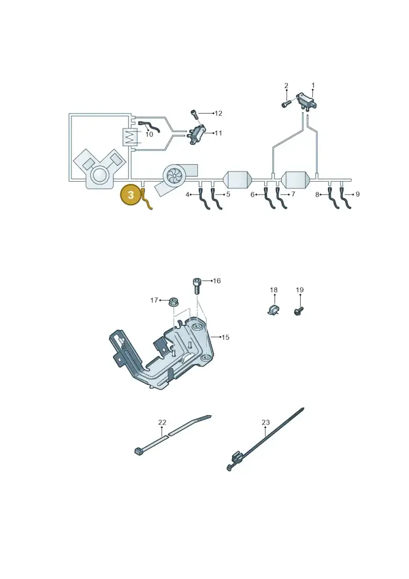 059906088EE — Audi A7 Sportback (2018-) diagram 435906010, position 3