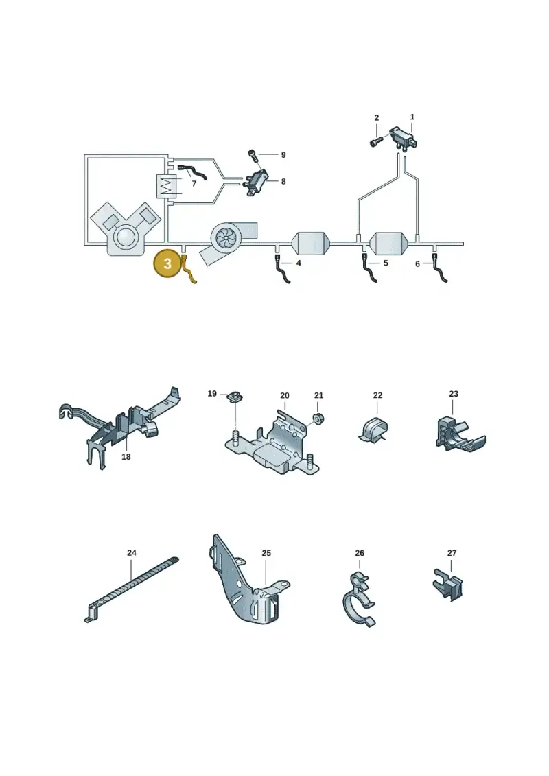 059906088EE — Audi A5 Sportback (2016-2020) diagram 897906009, position 3