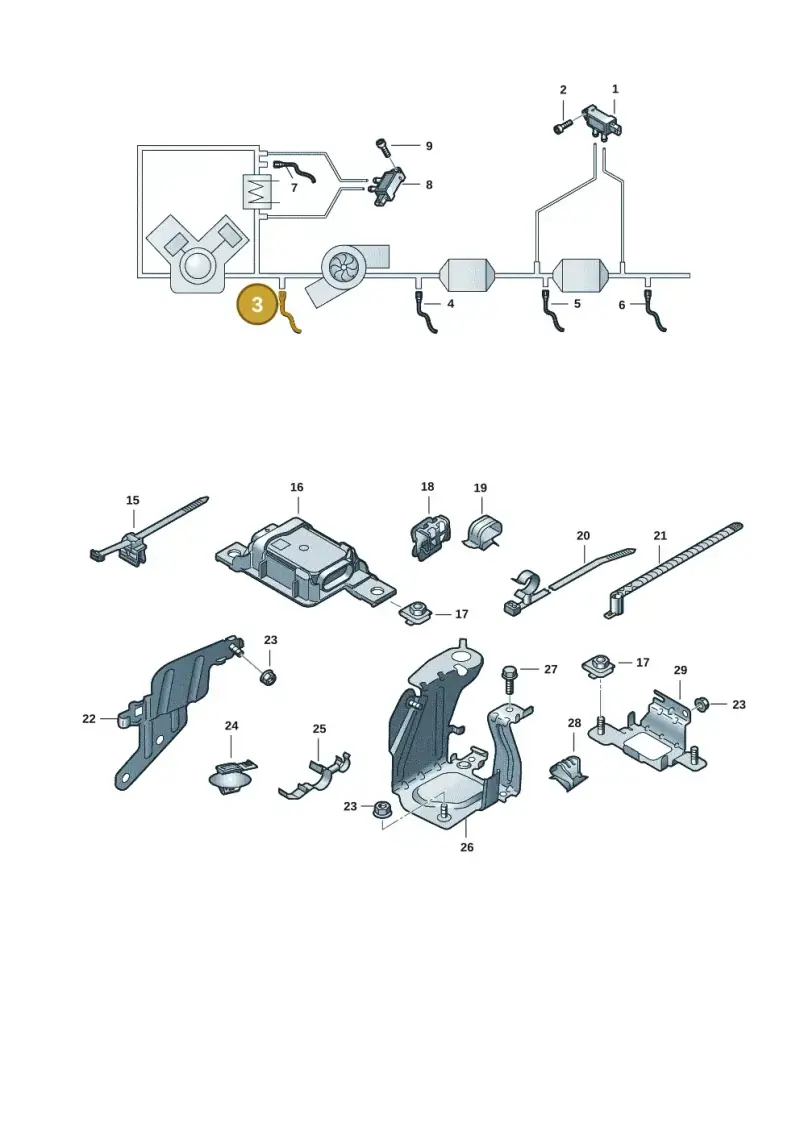 059906088EE — Audi Q8 Quattro 3,0 (2018-) diagram 429906009, position 3
