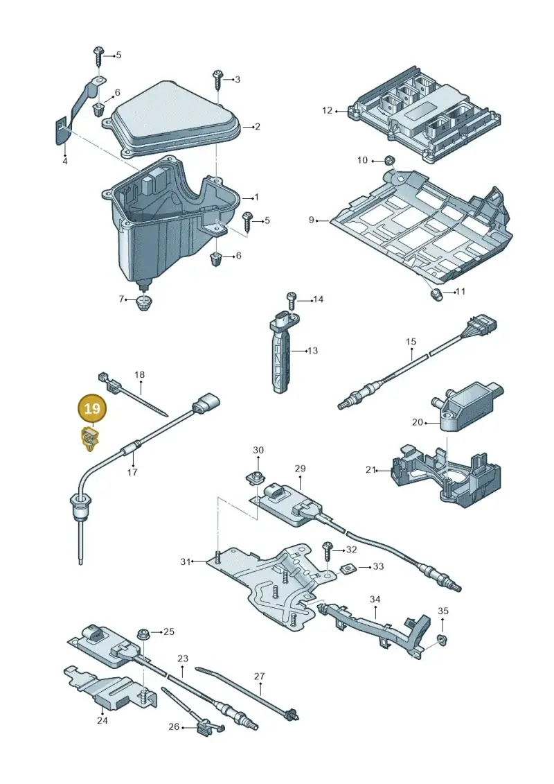 059906227 — Audi A7 Sportback (2014-2018) diagram 788906080, position 19