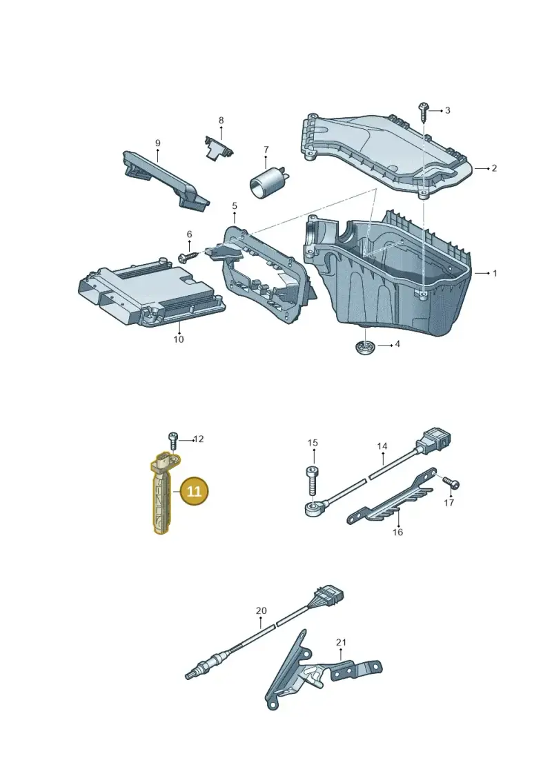 059906433C — Audi RS5 Coupe (2010-2015) diagram 695906000, position 11