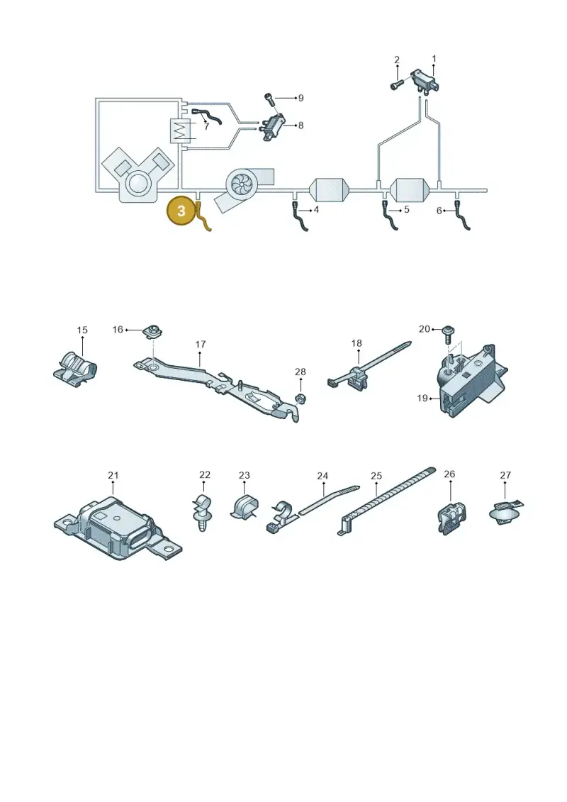059919529B — Audi A4 (2015-2025) diagram 849906010, position 3