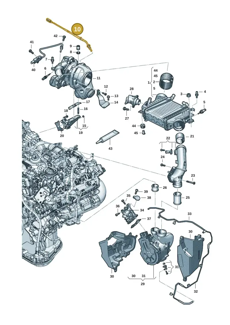 059919529B — Audi A6 (2018-2025) diagram 896145049, position 10