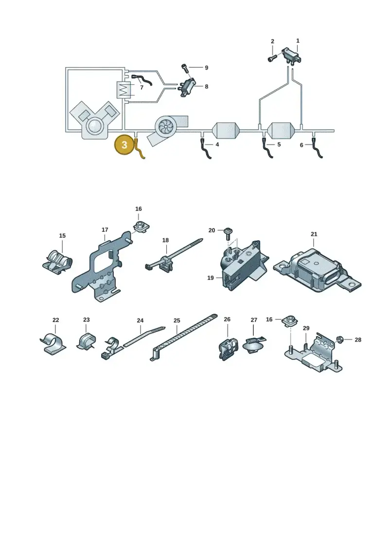 059919529B — Audi Q5 (2016-2025) diagram 896906009, position 3