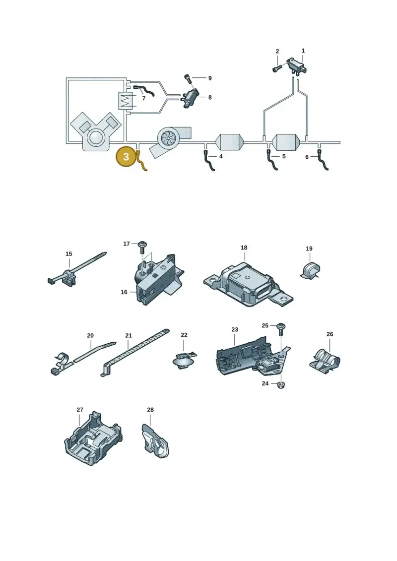 059919529B — Audi A6 (2018-2025) diagram 430906011, position 3