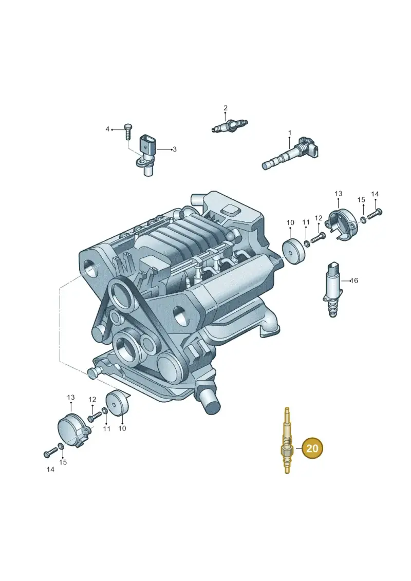 059963319F — Audi A6 QU.ALLROAD     07> (2006-) diagram 249905300, position 20