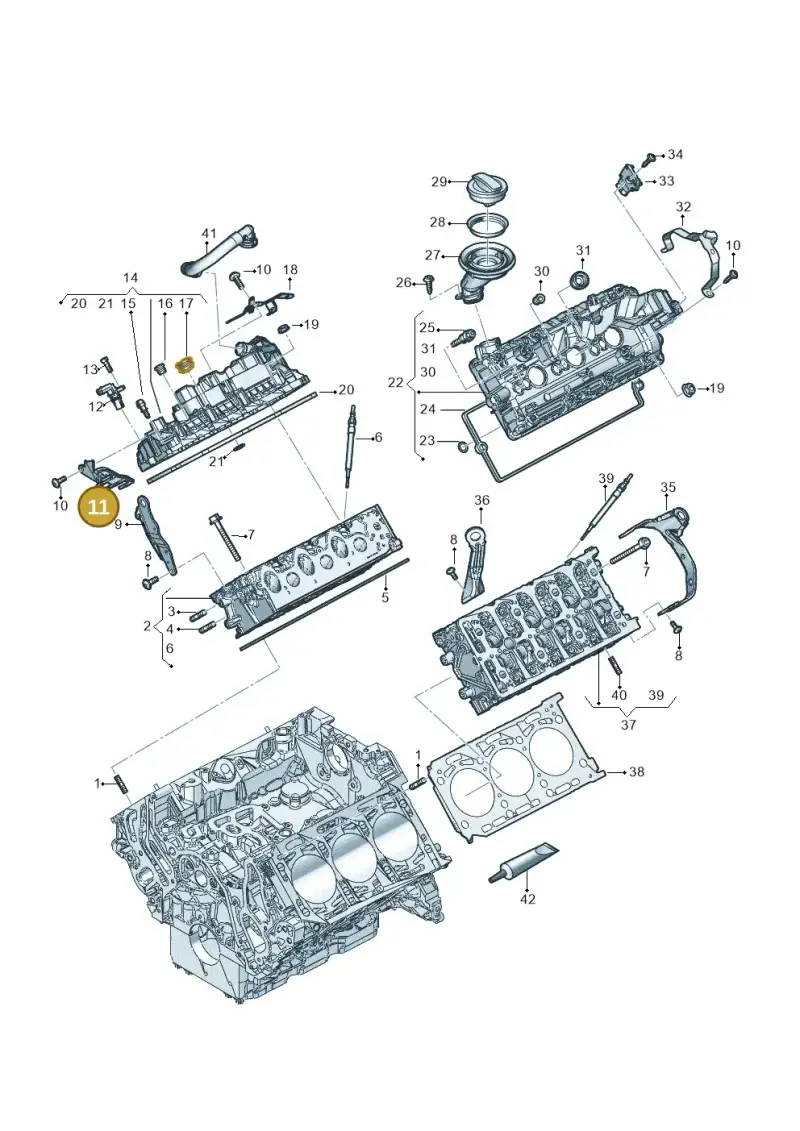 059971845T — Audi Q8 Quattro 3,0 (2018-) diagram 896103600, position 11