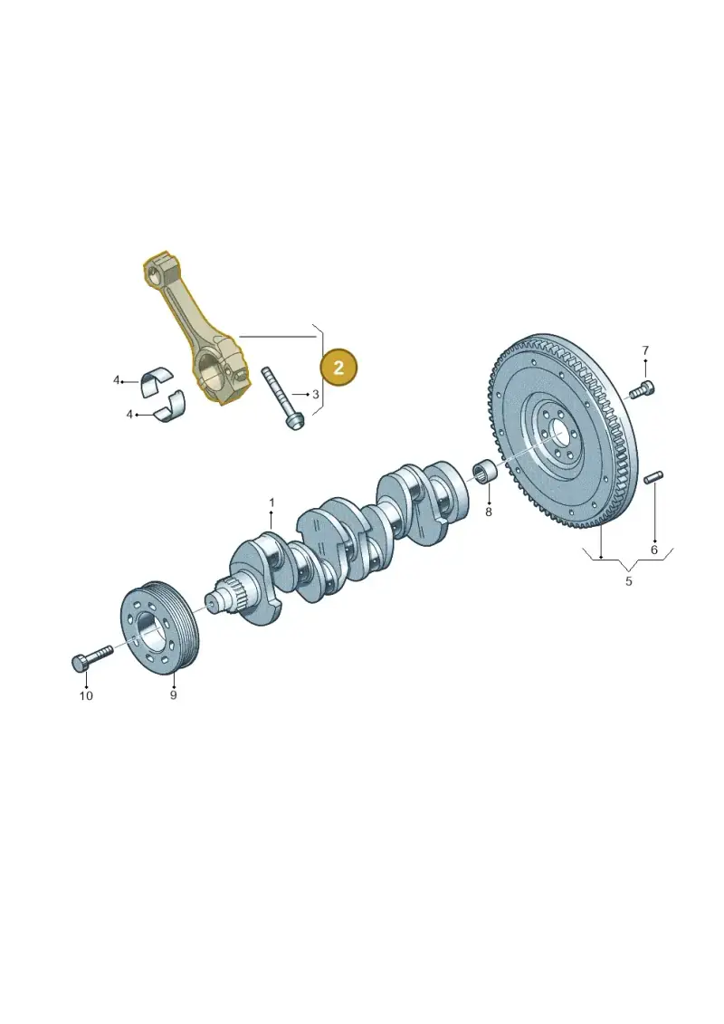 05C198401A — Audi A1 sportback 1.0 (2018-) diagram 890105140, position 2