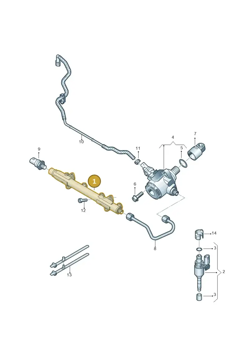 05E133320B — Audi A3 Sportback (2019-2021) diagram 747133700, position 1