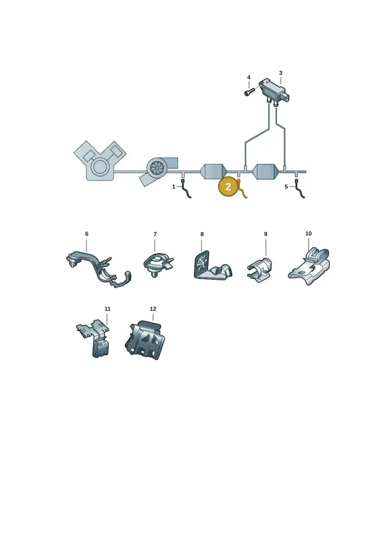 05E906088D — Audi Q3 quattro (2018-2019) diagram 596906001, position 2