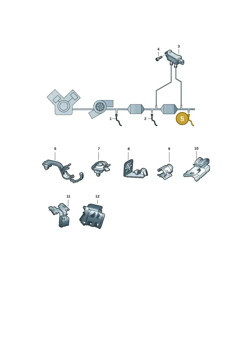 05E906088J — Audi Q3 quattro (2018-2019) diagram 596906001, position 5