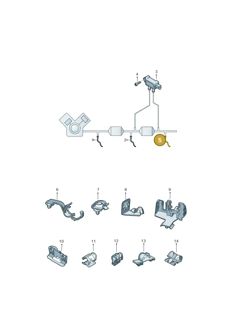 05E906088J — Audi A3 Sportback (2016-2020) diagram 890906003, position 5
