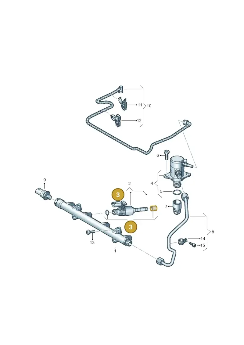 05E906907 — Audi A3 Sportback (2019-2021) diagram 596133560, position 3