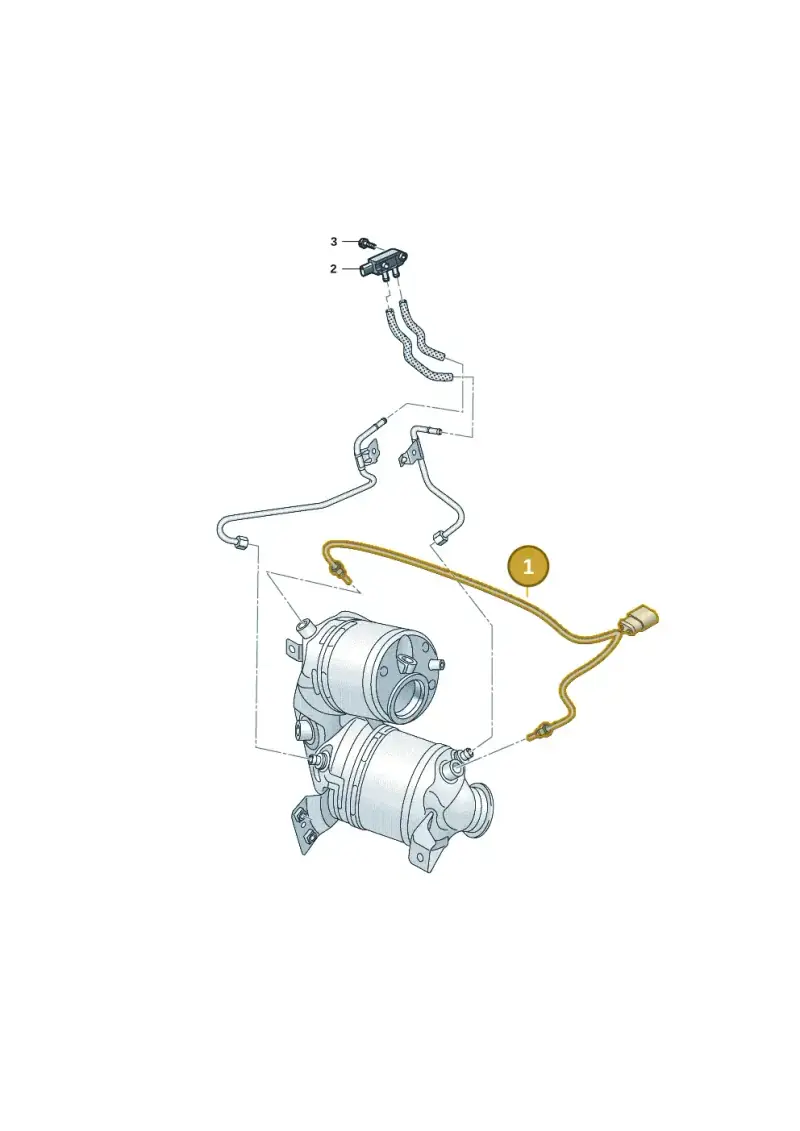 05E919519J — Audi A3 Sportback (2019-2021) diagram 803906004, position 1