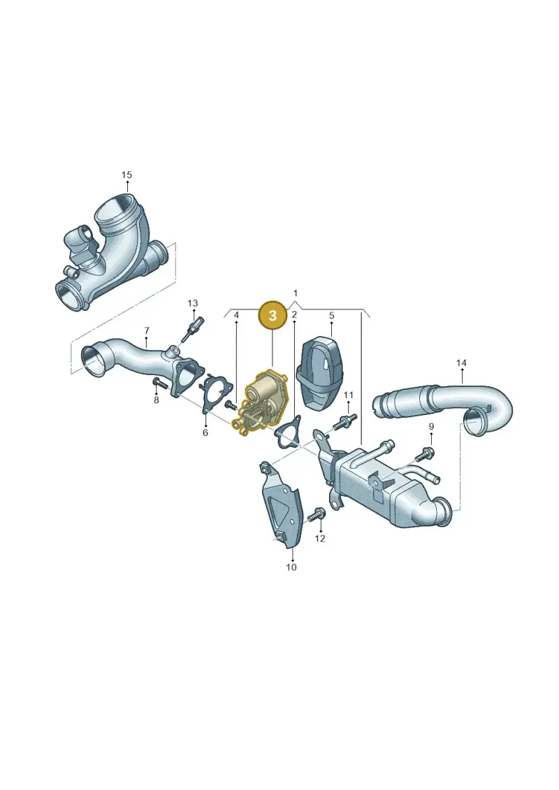 05L131501L — Audi A5 Limo 2.0 (2024-) diagram 8wk131650, position 3