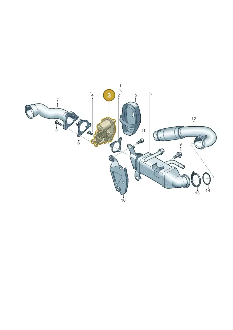 05L131501 — Audi A6 2.0 (2018-) diagram 430131010, position 3