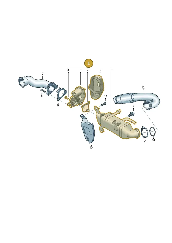 05L131512 — Audi A6 2.0 (2018-) diagram 430131010, position 1