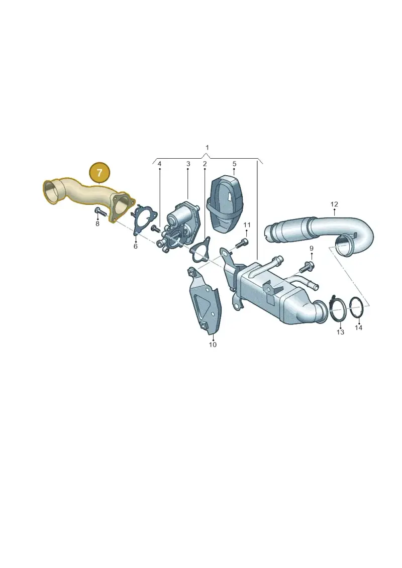 05L131525 — Audi A6 2.0 (2018-) diagram 430131010, position 7