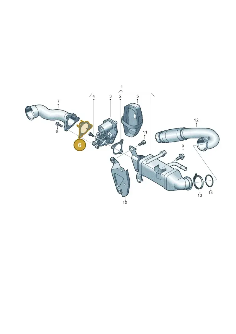 05L131547 — Audi A6 2.0 (2018-) diagram 430131010, position 6