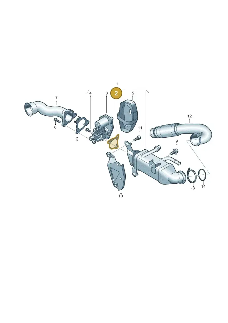 05L131547E — Audi A6 2.0 (2018-) diagram 430131010, position 2