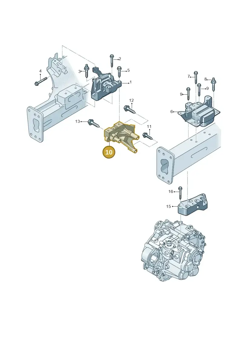 05L199207 — Audi A3 Sportback (2019-2021) diagram 793199650, position 10