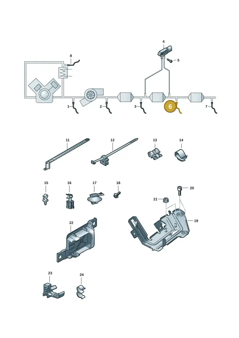 05L906088BN — Audi A7 Sportback (2018-) diagram 435906008, position 6