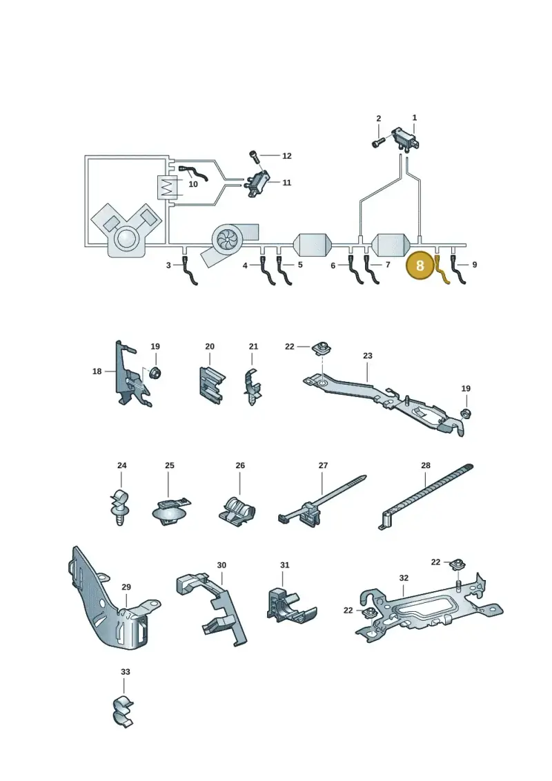 05L906088BN — Audi A4 2.0 (2015-2019) diagram 849906008, position 8